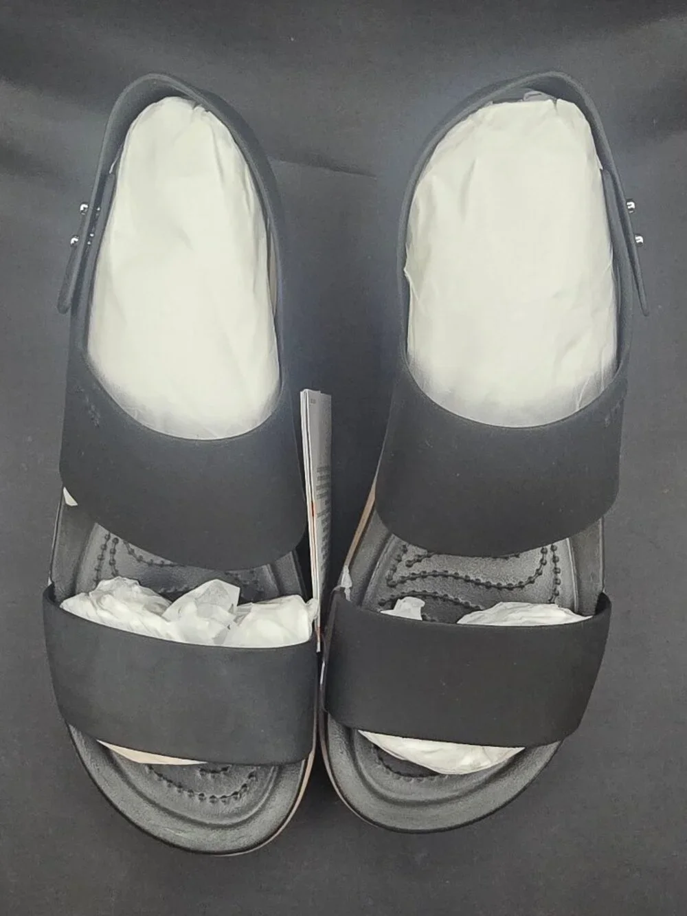 Crocs Brooklyn Low Wedge Black Mushroom Women's 9